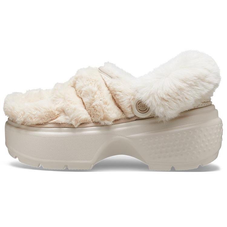 (WMNS) Crocs Stomp Quilted Clogs Stucco Women s 208938-160 EU 38-39