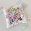 6Pcs/set 25mm Mini Cute Cartoon Badges Pin Decoration for Girl Shopping Handbag Backpack Hat Korean Ins-style Kawaii Anime Pins