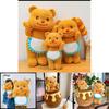 Adorable Honey Bear Plush Toy Soft Cute Cartoon Couple Gift For Kids And Girlfriend