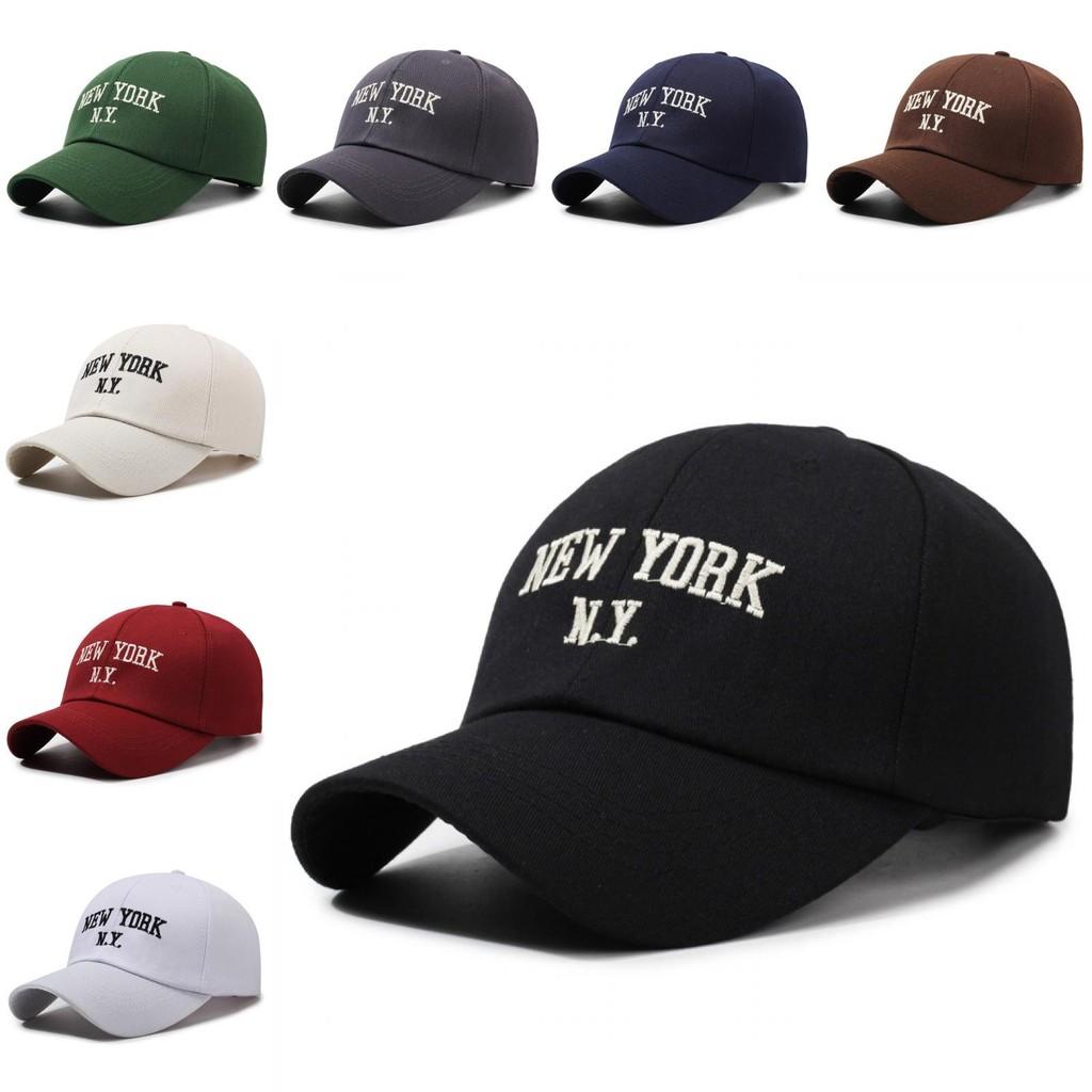 New York Letter Ny Embroidery Baseball Cap Sun Protection Breathable Peaked Hat