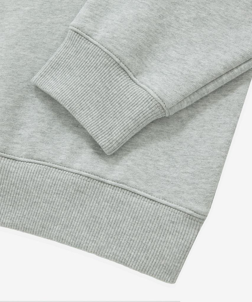 COVERNAT WOMAN C-Logo Sweatshirt Melange Grau