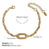 Personalized Natural Stone Pearl Love Hollow Bracelet Versatile Oil Drop Red Pepper Stainless Steel Croissant Bracelet