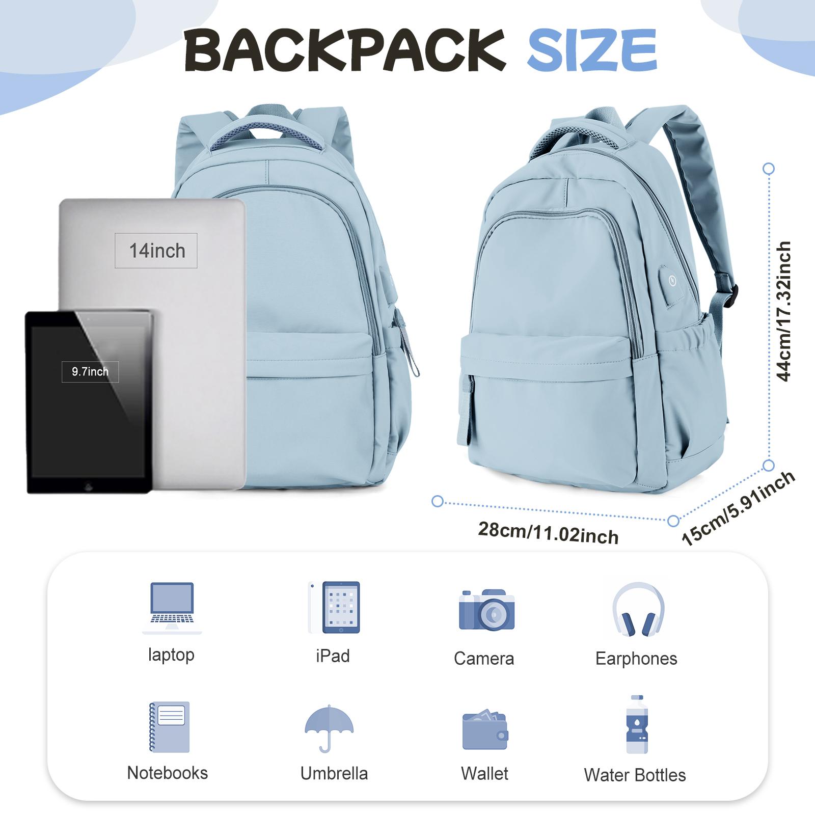 

Portable School Laptop Backpacks For Women, Fallen Leaves Graphic School Bag College Backpack Anti Theft Travel Daypack Bookbags