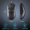 DIERYA M1SE Gaming 75g Ultra RGB 16000 Degree Adjustable DPI Ergonomic Design for Windows PC Gamers Mouse, Wired, Quiet, Lightweight, Backlight,