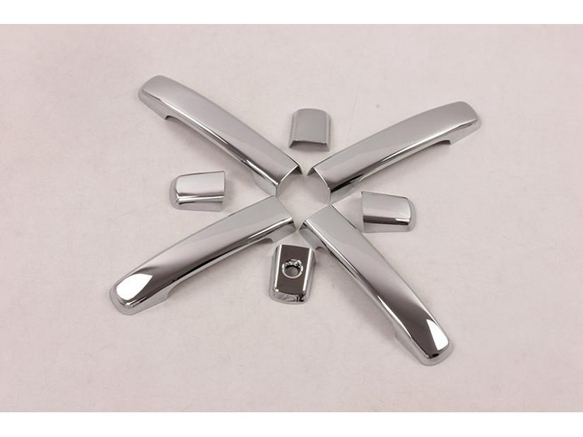 Chrome-Plated ABS Door Handle Decor for 2007 Qashqai - Standard & Smart Versions