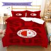SK Prague Slavia Pattern Bedding,Quilt Set Quilt Cover Pillowcase Home Birthday Gift (1 * Duvet Cover + 2 * Pillowcase, Without Core)