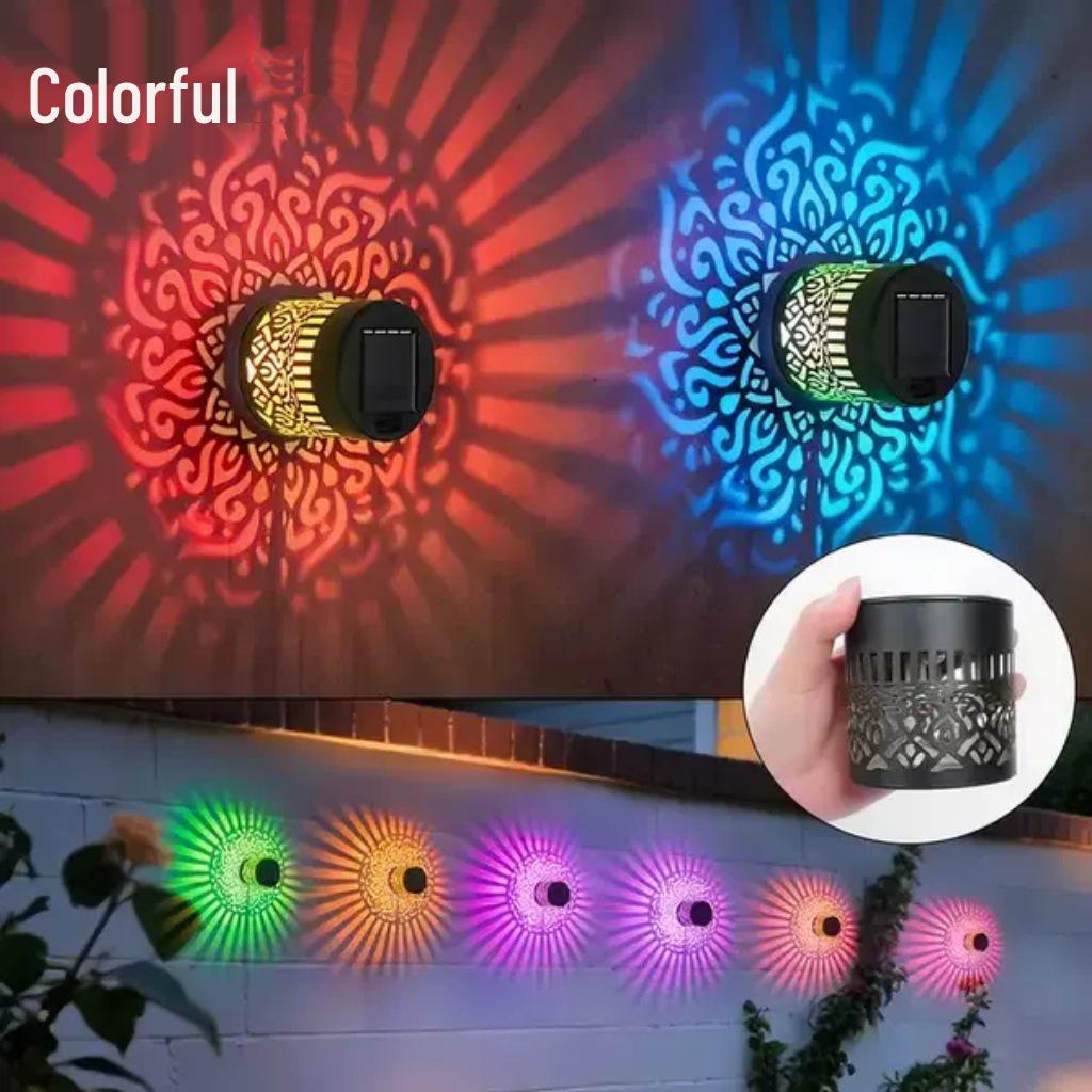 

Сонячна мандала соняшник настінний світильник - Садова прикраса