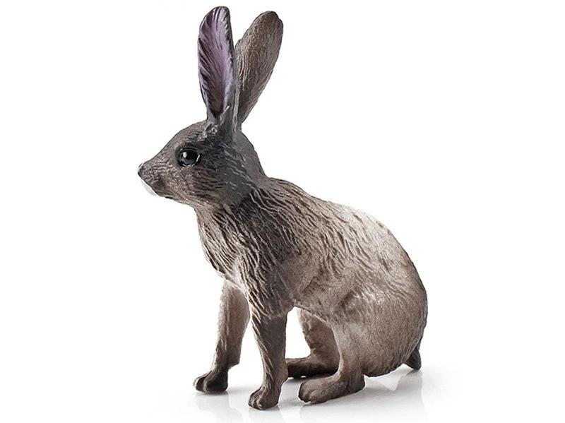

1Pcs Cute Animal Tabletop Decoration Lifelike Forest Wild Rabbit Figurine Small Rabbis Model Household Decoration Ornament