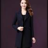2025 Autumn/Winter Elegant Mid-Length Woolen Coat for Mothers - Fashionable, Waist-Cinched Design for Women