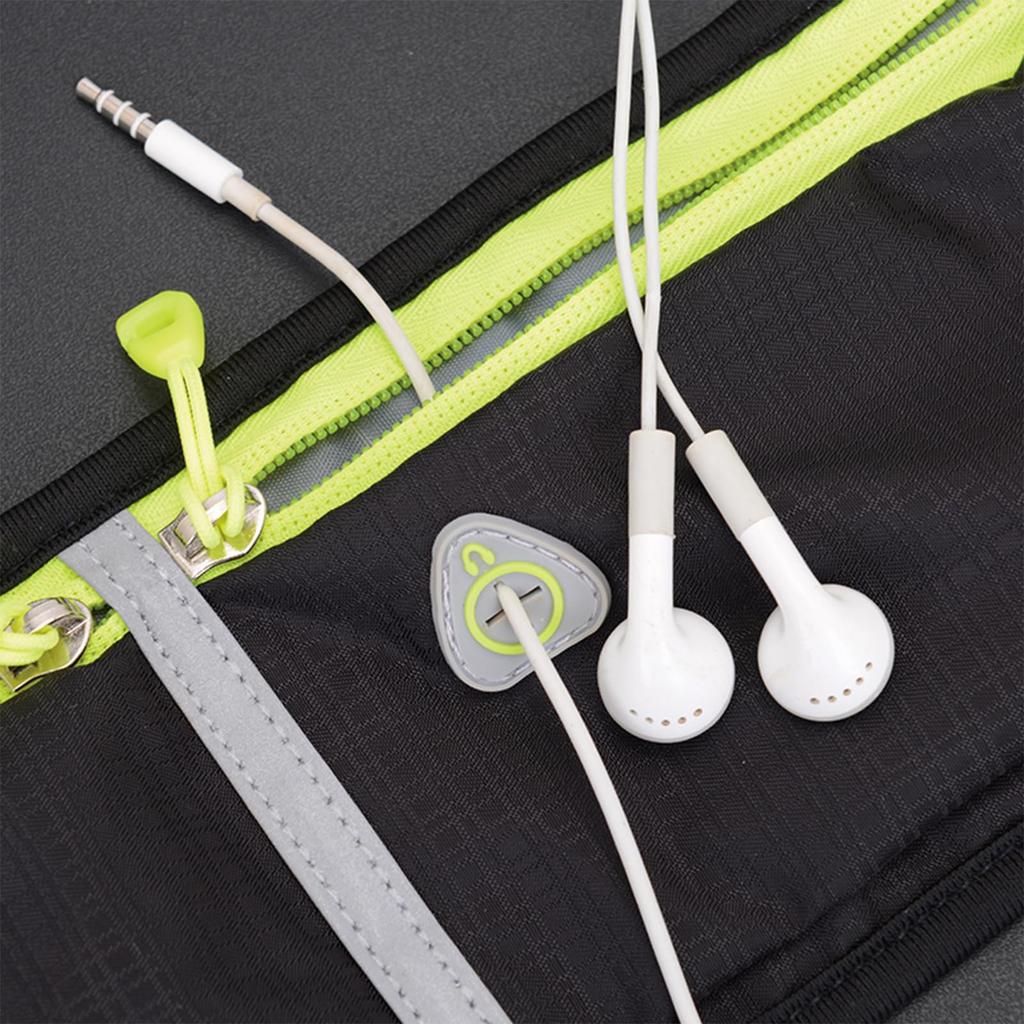 Lightweight and Slim Running Pouch with Storage for Water and Earphone Features a Contoured Elastic Waist Belt for a Snug Purple Built-in Smartphones,