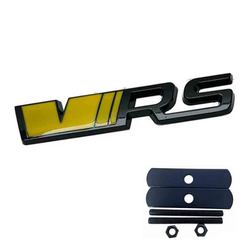 3D Metal VRS Sticker Car Styling for VRS Octavia Elroq Fabia Rapid Superb Kodiaq Front Grille Emblem Rear Trunk Decals