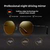 Night Driving Glasses With Yellow Pc Lenses For Men Business Commuting