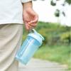 500ml Protable Shaker Bottle Whey Protein Powder Gym Sports Bottle with Stirring Ball Leak Proof Lid Travel Outdoor Water Bottle