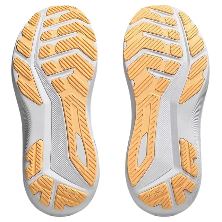 ASICS Breathable Rebound Abrasion Resistant Running Shoes Women's White Orange 1012B994-100