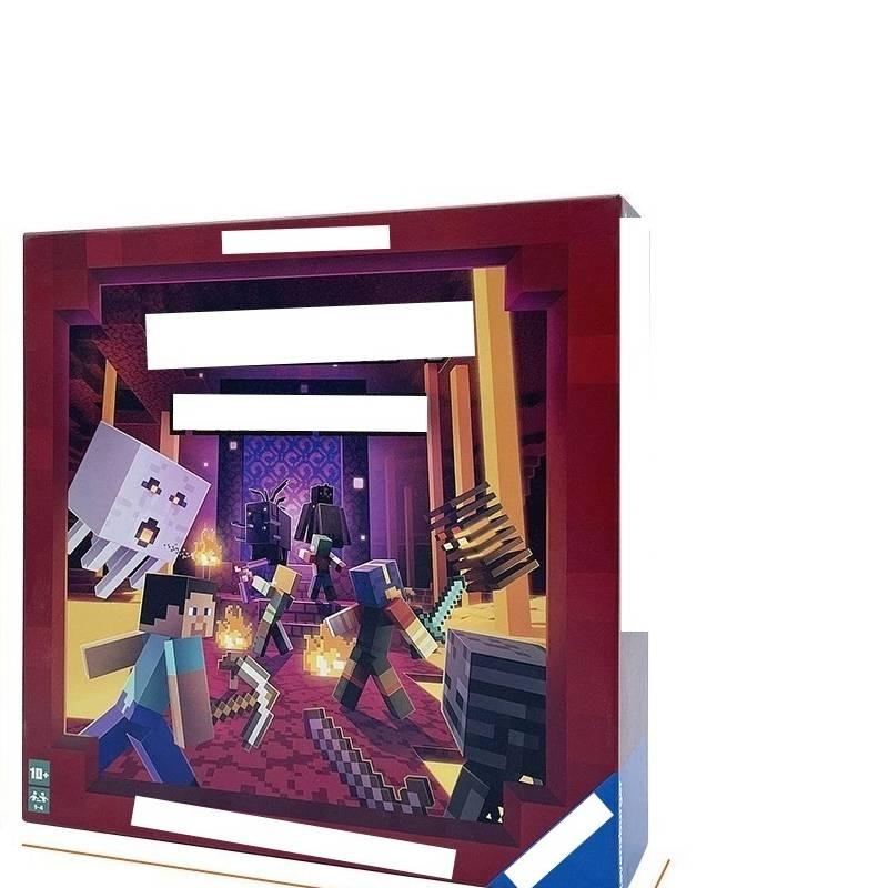 Table World My Game Minecraft Box World Cardboard Game Interactive Function