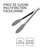 Pince de cuisine multifonctions - FACKELMANN - FCK41118 - Acier inoxydable - Plastique - Gris