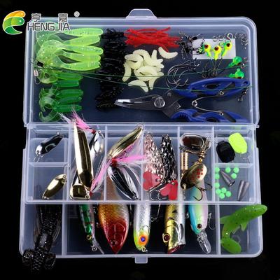 110 vnt/dėžutė Minkštų žūklės masalo rinkinys Lead Jig Head Hook Kit Metal Bit Fishing Kabliukai Jig Head Tackle Box 21cm*10.7*4.5cm-397g