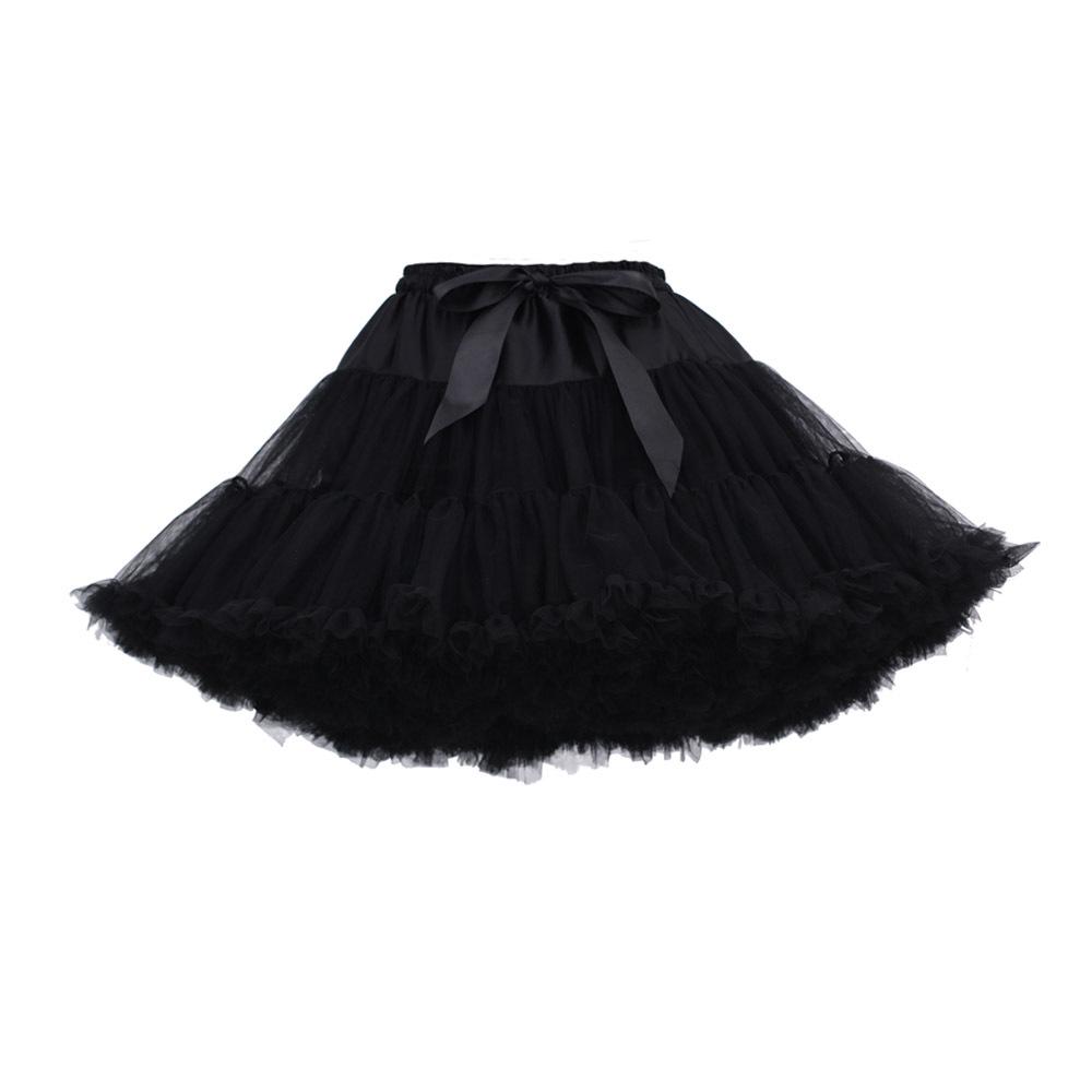 Spodnička Lolita Cloud: Trendy bezkostá čistá příze puff sukně pro cosplay