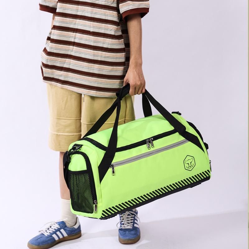 Men's and Women's Short-distance Outing Large-capacity Decompression Travel Bag Dry and Wet Separation Sports Fitness Bag Strap Shoe Compartment