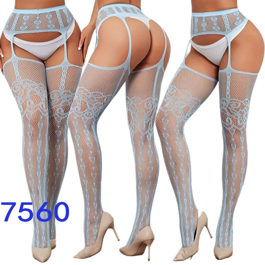 Ciorapi plasă dantelă ajurată XXXL Bottom Queen Mărimi mari ciorapi pantalon Lolita Fete Floral Alb Negru Jartieră cu suspensor Ciorap sexy Colanți pentru femei