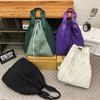 Large Capacity Drawstring Shoulder Bag with Handle Sports Knapsack Nylon Backpack  School
