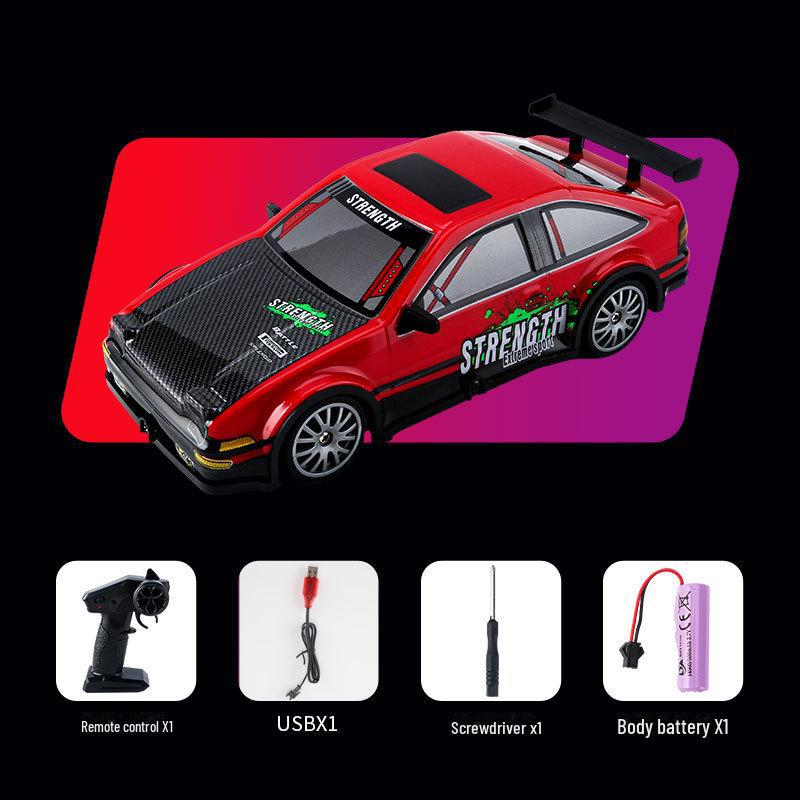 AE86 1:24 High-Speed Drift RC Car - Four-Wheel Drive Model Toy for Kids