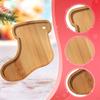 Coaster Base Bamboo Christmas Themed for Kids Adults Gift Dining Handmade Multipurpose DIY