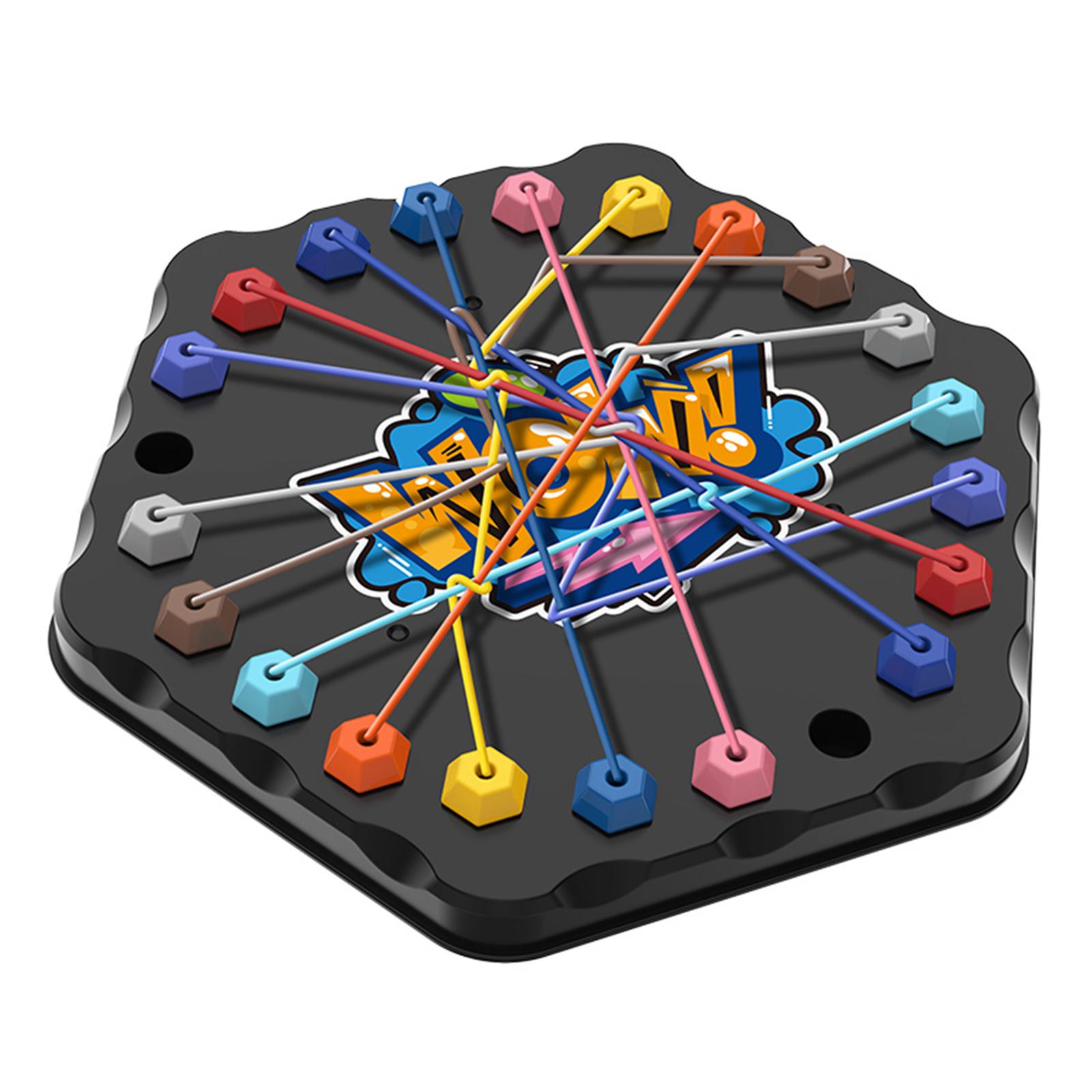 DOWMOO Round Disc Rope Untangling Toy Set: Interactive Educational Board Game for Parent-Child Fun
