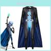 Halloween Megamind Jumpsuit Umhang Handschuh Set Performance Kostüm für Cosplay und Bühnenauftritte