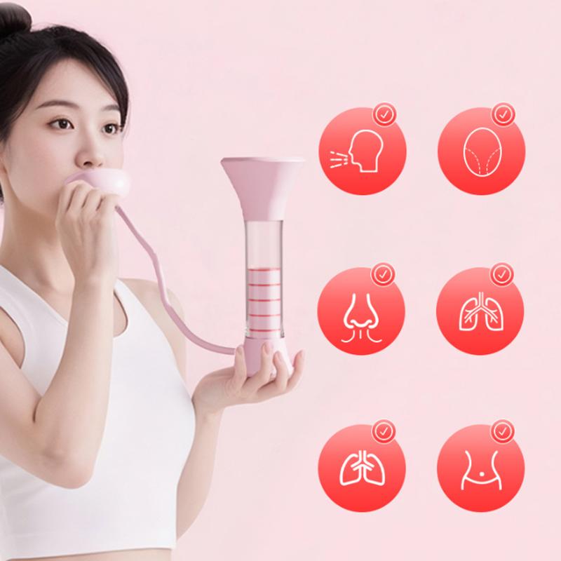Abdominal Training Dumbbell Breathing Exercise Device Lung Capacity Trainer For Adults Pelvic Floor Muscle Exercise Sports