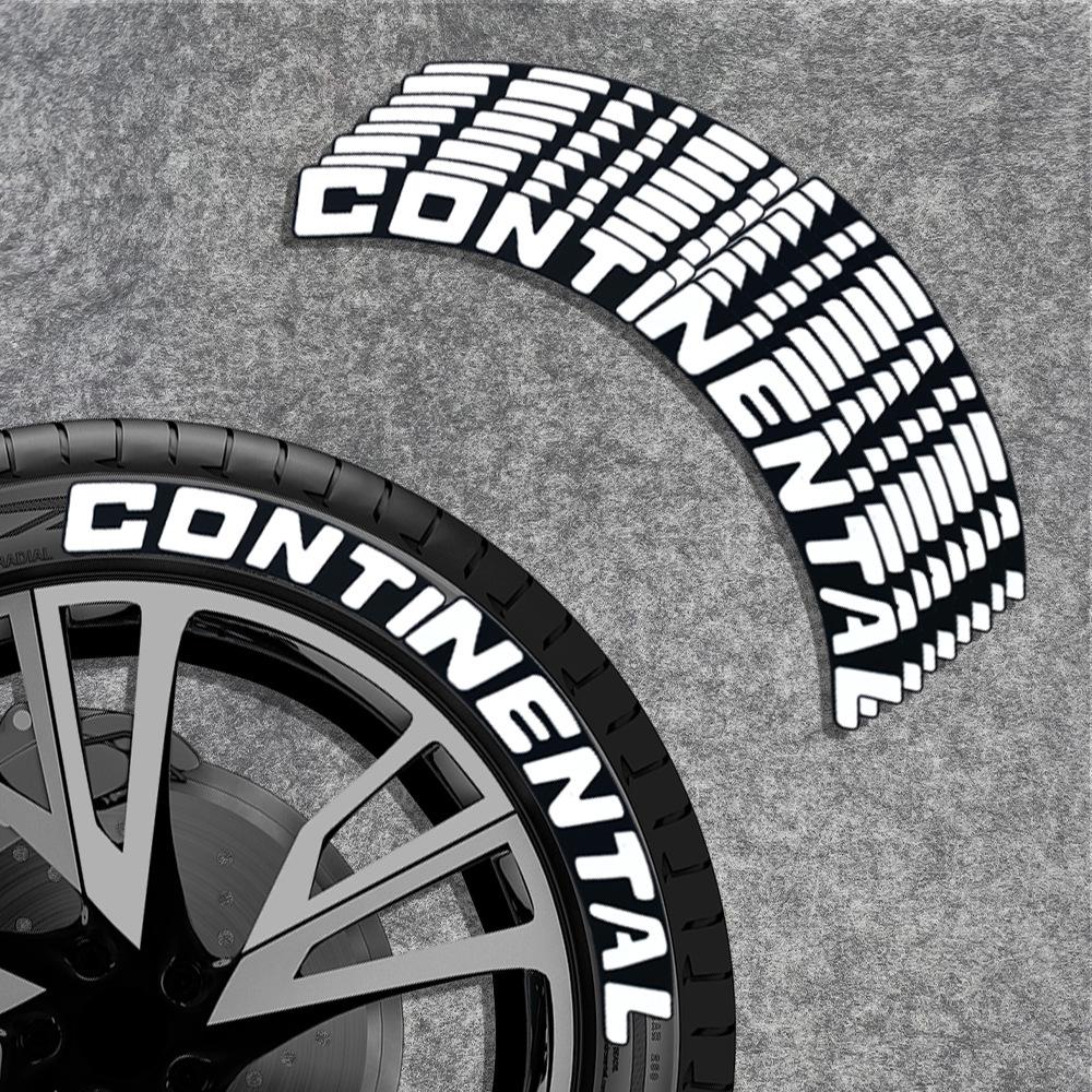 

3D ПВХ Наклейки на буквы для автомобильных шин - Подходят для различных моделей