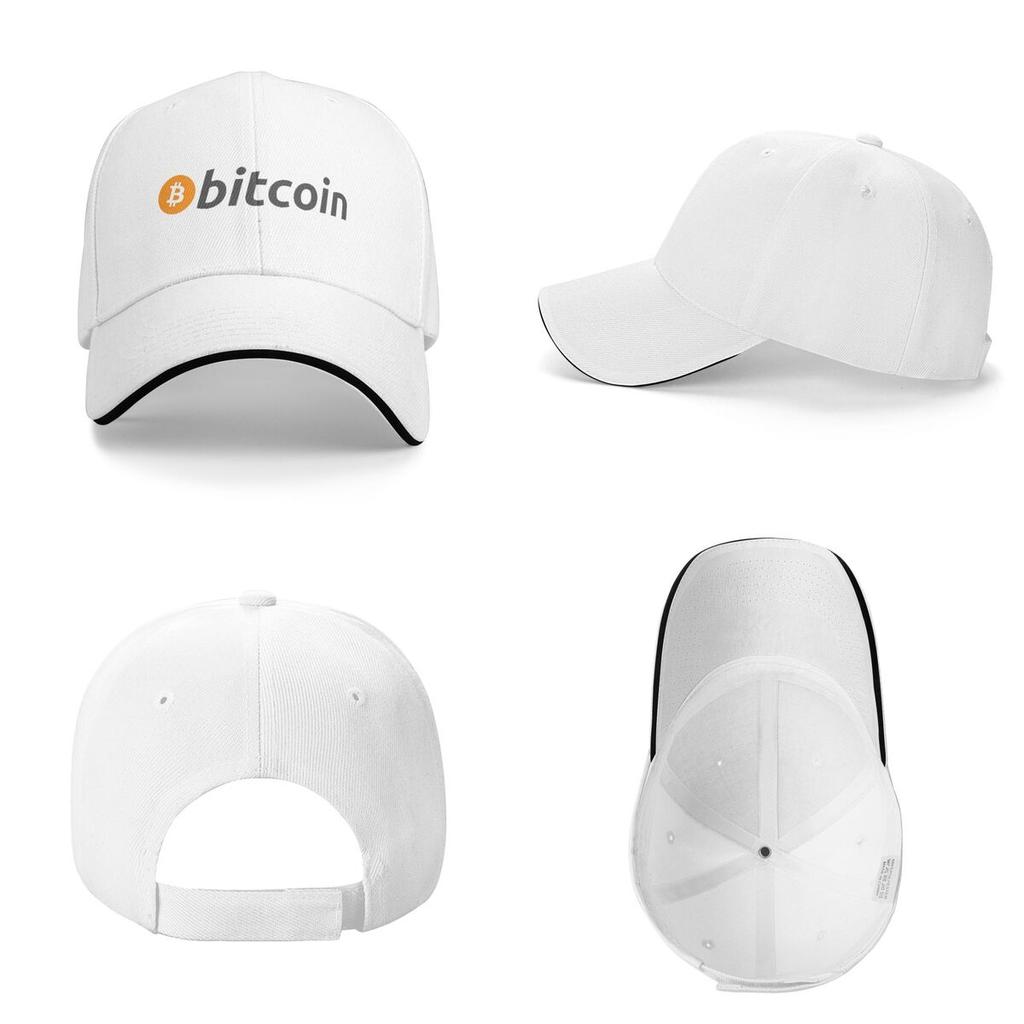 Unisex Baseball Hats Bitcoin Icon Cryptocurrency Art Outdoor Streetwear Summer Sports Baseball Caps Hip Hop Cap Casquette Hats