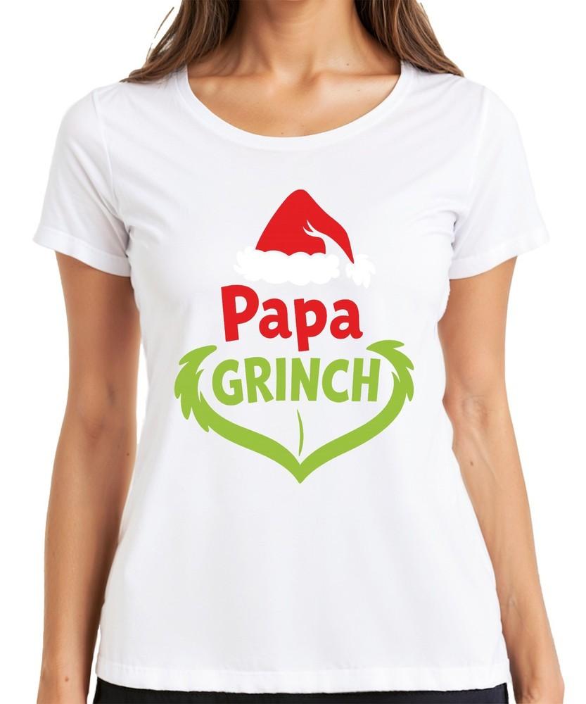 Dad Grinch Christmas Funny Xmas Gift Dad Gift Ladies Tshirt