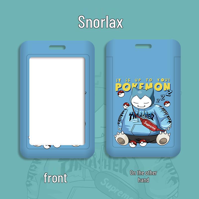 Cartoon Lanyard ID Holder for Students: School, Bus, Meal, or Work Badge