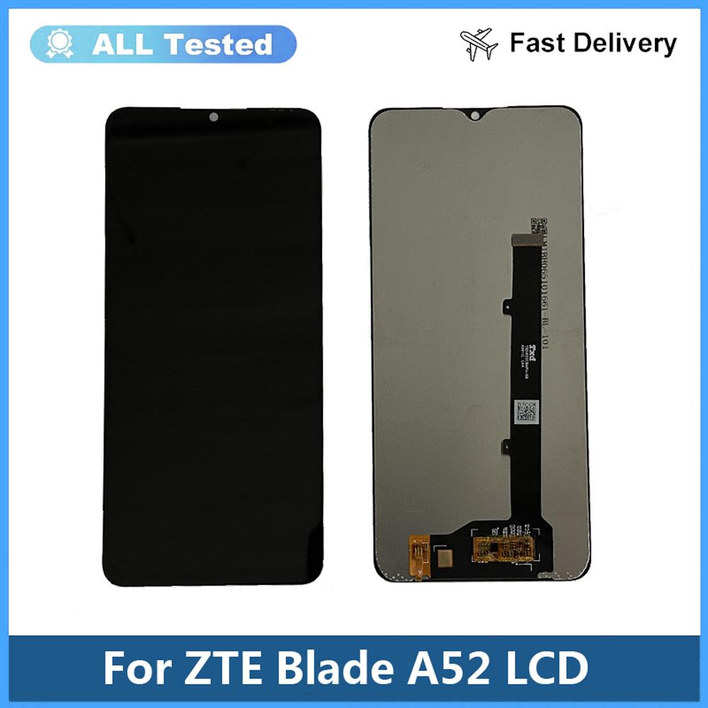 LCD Screen and Digitizer Full Assembly For ZTE Blade A72 5G 7540N A52
