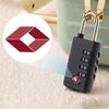 Anti-theft 4 Digit Combination Lock TSA Cabinet Padlock Suitcase Luggage Coded Lock  for Travel
