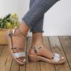 Summer New Large-sized Wedge Heel Sandals