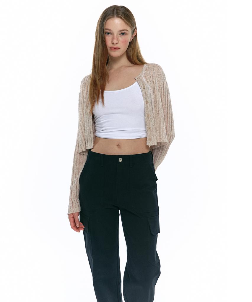 Beulaiteun Scarlet Cargo Pants Black
