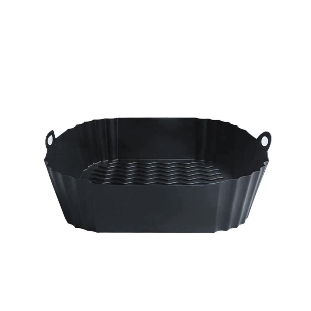 Soft Square Silicone Pot Mould Liners Baking Basket New Silicone Mold  for Air Fryer
