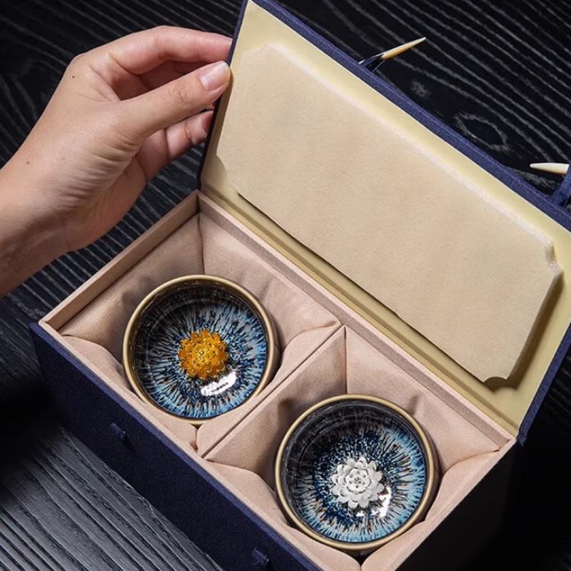 

Керамические мастер-пиалы Цзяньчжань (Пара) Подарочный набор