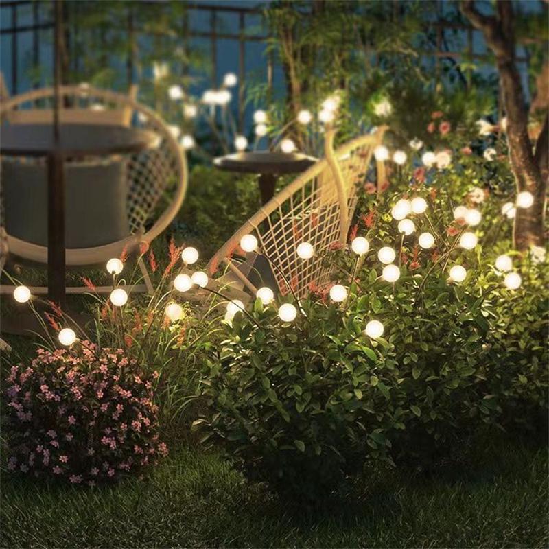 Garden Lights New Upgraded Solar Powered Firefly Lights Outdoor Garden Lights for Christmas Wedding Ramadan Decoration 2025