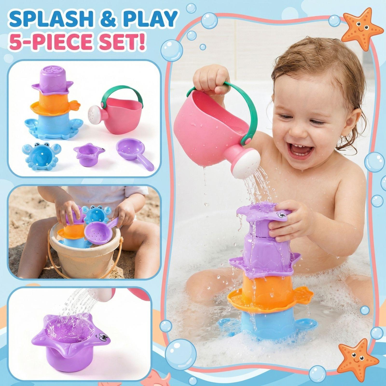 

Bath Toys, Mold-resistant, Suitable For Bathtubs, Beaches, Swimming Pools, And Other Water Toys. One Size