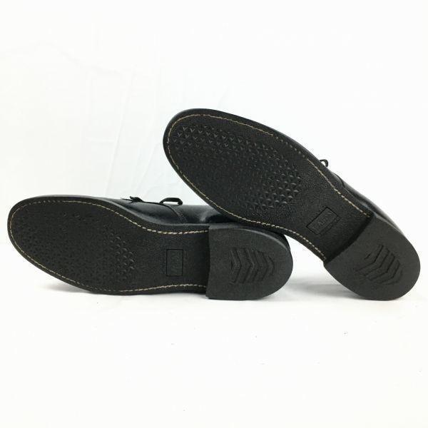 Rare USA Vintage WORK AMERICA Postman Shoes U-Tip Business Shoes Black Size 10AA Men's(USED)