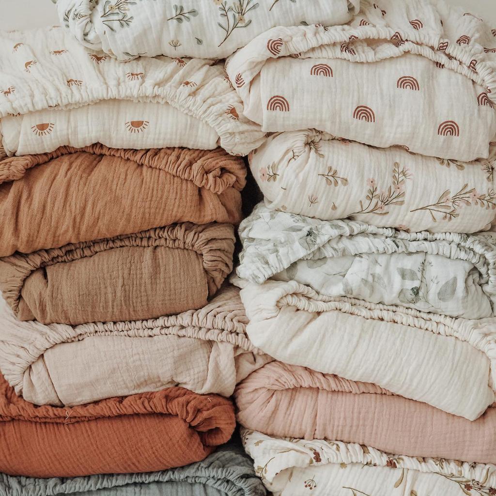 Baby-Spannbettlaken, bequem, für Stubenwagen, Schutzhülle, für Kinderzimmer, unverzichtbar für Standard-Kinderbettmatratzen, 71,1 x 132,1 cm