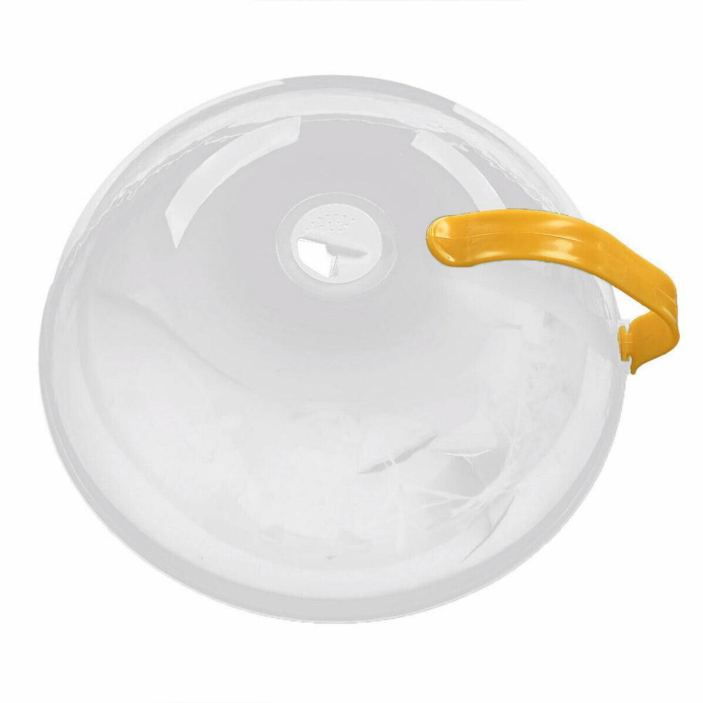 Microwave Oven Oil-Proof Heating Lid Large Round Plastic Bowl J8X8