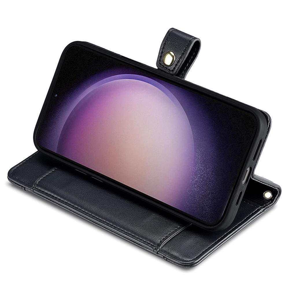 For Samsung Galaxy Xcover7 Wallet Case Shockproof Leather Phone Cover with 2 Straps