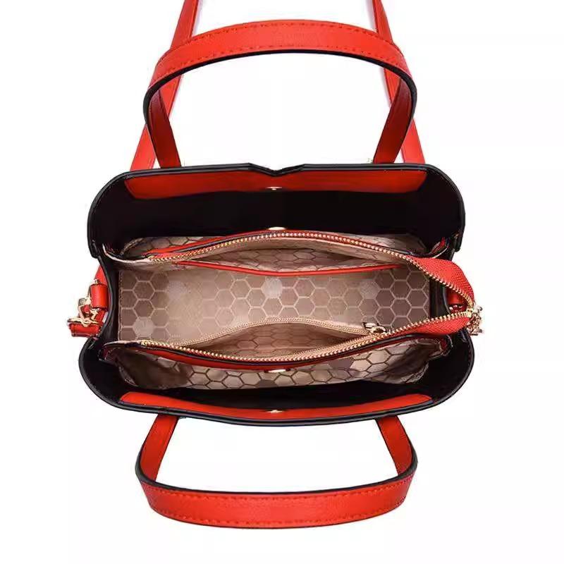 Red Wedding Bag, Bride's Bag, Mother's Bag, Large-capacity Single-shoulder, Crossbody and Hand-held Women's Bag