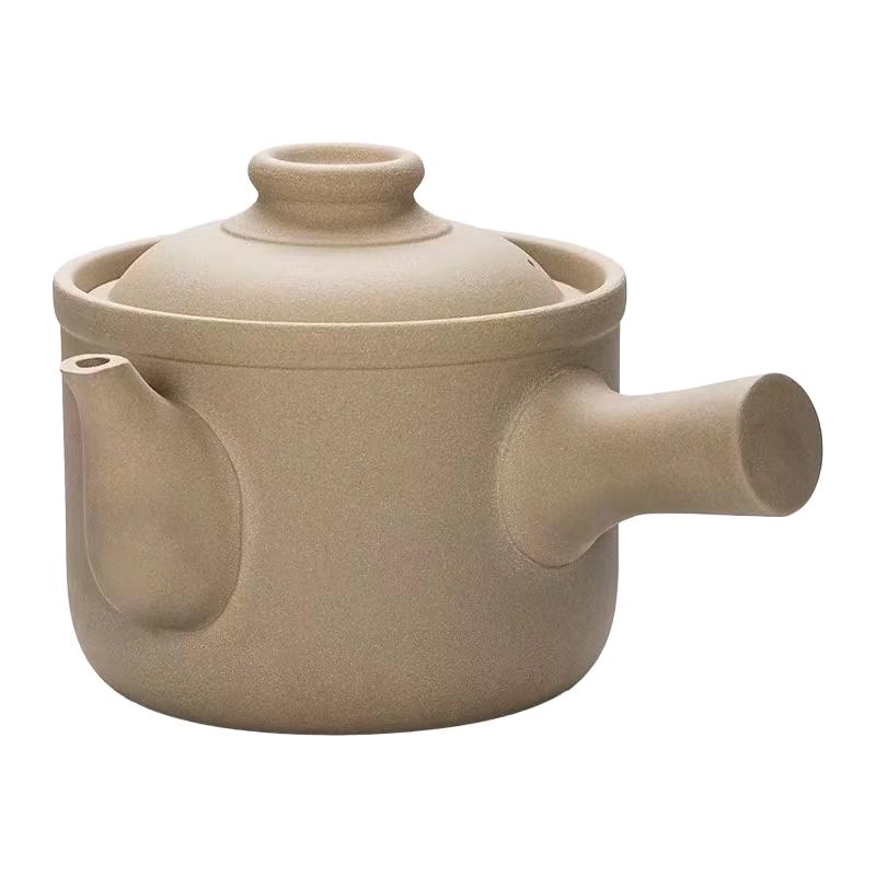 Traditional Unglazed Clay Herbal Medicine Pot