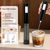 Electric Handheld Egg Beater Milk Coffee Frother Whisk Foam Mixer One-Hand Operation Portable Kitchen Gadget for Office Travel