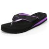 Ortho Joy Doctor Orthopädische Weiche Hausschuhe Für Damen (Schwarz-Violett)